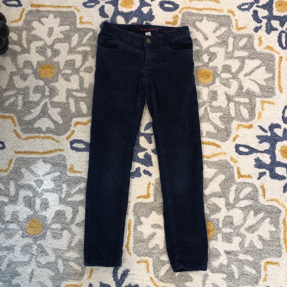 Navy corduroy pants, girls size 8